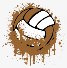 Vector Free Library Mud Free On Dumielauxepices Net - Mud Volleyball Clipart, HD Png Download, Transparent PNG