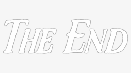 The End - Calligraphy, HD Png Download, Transparent PNG