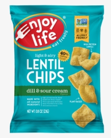 Enjoy Life Sea Salt Lentil Chips, HD Png Download, Transparent PNG