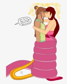 Coiled N Kissing By Lady Of Mud - Cartoon, HD Png Download, Transparent PNG