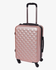 Suitcase Png Free Download - Typo Rose Gold Suitcase, Transparent Png, Transparent PNG