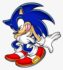 High Quality Sonic The Hedgehog Laughing Blank Meme - Sonic Adventure 1 Artwork, HD Png Download, Transparent PNG