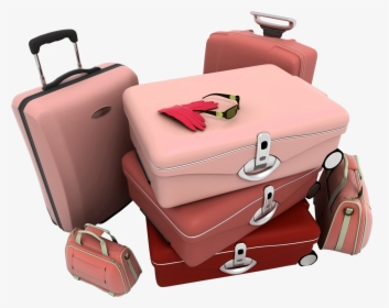 Transparent Rolling Suitcase Clipart - Suitcases Png, Png Download, Transparent PNG