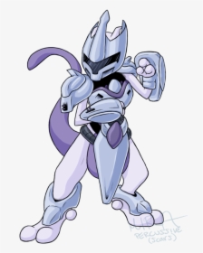 Armored Mewtwo Render, HD Png Download, Transparent PNG