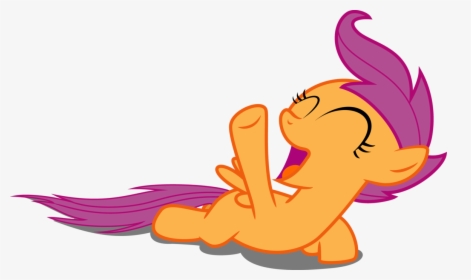 Transparent Laughing Clipart - Scootaloo Laughing, HD Png Download, Transparent PNG