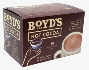 Boyd S Hot Cocoa Single Cup - Compostable Hot Chocolate K Cups, HD Png Download, Transparent PNG