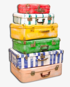 Stack Of Suitcases Png, Transparent Png, Transparent PNG