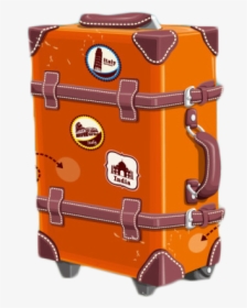 Luggage Png Background Image - Transparent Background Suitcase Cartoon, Png Download, Transparent PNG