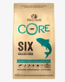 Wellness Core Six Sustainably-sourced Salmon - Wellness Core Six Dog Food, HD Png Download, Transparent PNG