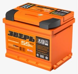 Automotive Battery Png Image - Аккумулятор Зверь 60 Ампер, Transparent Png, Transparent PNG