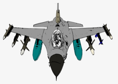 Jet Fighter Vector Art Image - Fighter Jet Vector Art, HD Png Download, Transparent PNG