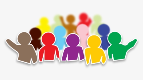 Simple Graphic Design Of A Crowd Of People In Different - Diseño Universal Png, Transparent Png, Transparent PNG