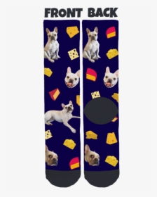 Dorito The Frenchie Crew Socks      Data Rimg Lazy - Lazy Game Reviews Socks, HD Png Download, Transparent PNG