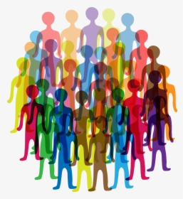 Multiple Colorful Crowd Of People [converted] , Png - Colorful Crowd Of People, Transparent Png, Transparent PNG