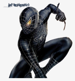 Black Spiderman Png - Spiderman 3, Transparent Png, Transparent PNG