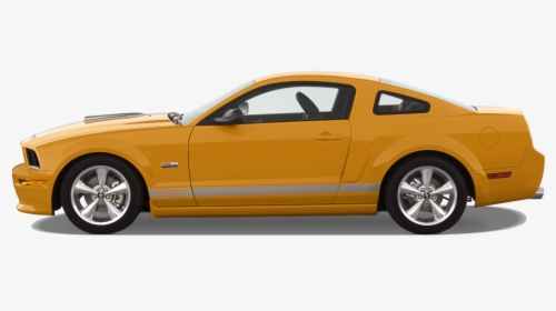 Ford Mustang Png - 2009 Mustang Side View, Transparent Png, Transparent PNG