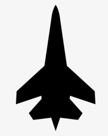 Jet Plane Silhouette, HD Png Download, Transparent PNG