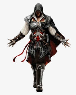 Assassin’s Creed Png - Assassin's Creed 2 Ezio Black Outfit, Transparent Png, Transparent PNG