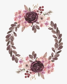 European Flower Wreath Transparent - Floribunda, HD Png Download, Transparent PNG