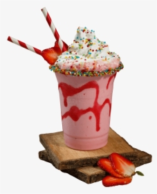 Strawberry Galore Thick Milkshake - Thick Shakes Png Hd, Transparent Png, Transparent PNG