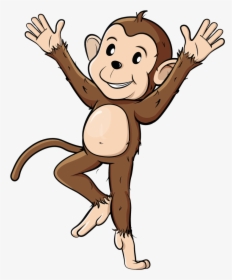 Monkey Boy Standing On One Leg, HD Png Download, Transparent PNG