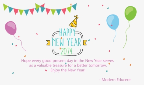 Happy New Year 2017 Modern, HD Png Download, Transparent PNG