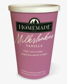 Homemade Brand Vanilla Milk Shake - Coffee Cup, HD Png Download, Transparent PNG