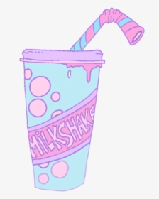 Milkshake Pastel Pink Illustration Ftestickers Freetoed - Coloring Pages Milkshake, HD Png Download, Transparent PNG