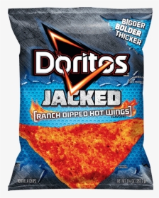 Doritos® Jacked™ Ranch Dipped Hot Wings Flavored Tortilla - Doritos Jacked Buffalo Ranch, HD Png Download, Transparent PNG
