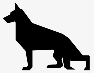 Silhouette Clip Art At - German Shepherd Clipart, HD Png Download, Transparent PNG