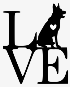 German Shepherd Silhouette File Clipart , Png Download - German Shepherd Silhouette Svg, Transparent Png, Transparent PNG