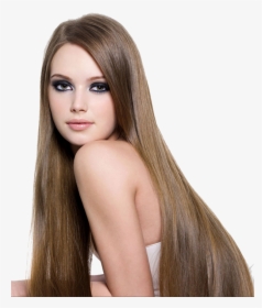 Girls With Long Straight Hair - Beautiful Woman Long Hair, HD Png Download, Transparent PNG