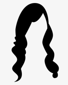 Female Long Hair - Long Hair Silhouette Png, Transparent Png, Transparent PNG