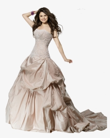 Transparent Wedding Dress Clipart Png - Selena Gomez Wedding Dress, Png Download, Transparent PNG