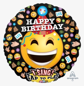 Happy Birthday Smiley Balloon, HD Png Download, Transparent PNG