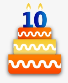 Happy Th Png Picture - Happy Birthday 10 Gif, Transparent Png, Transparent PNG