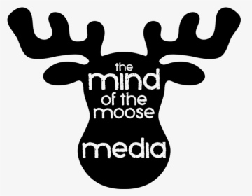 Cartoon Moose Head Silhouette, HD Png Download, Transparent PNG