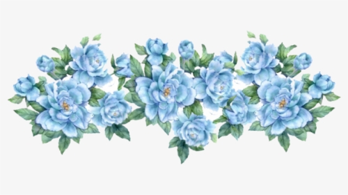 Picture - Blue Flowers Png, Transparent Png, Transparent PNG