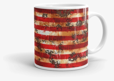 Grunge American Flag Png Transparent Background - Coffee Cup, Png Download, Transparent PNG
