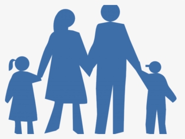 Family Clipart Silhouette - Clipart Family Silhouette Png, Transparent Png, Transparent PNG