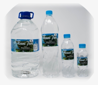 Bottles On About Page - Mount Pure Mineral Water, HD Png Download, Transparent PNG
