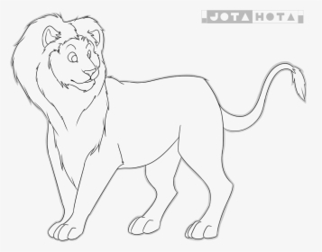 X Marks The Spot Lineart - Masai Lion, HD Png Download, Transparent PNG