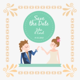 Cute Couple Wedding Png And Vector - Portable Network Graphics, Transparent Png, Transparent PNG