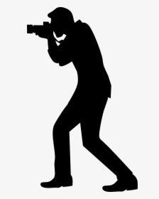 Silhouette Photography Vector Graphics Clip Art - Man With Camera Silhouette, HD Png Download, Transparent PNG