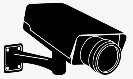 Angle,monochrome Photography,photography - Cctv Warning Png, Transparent Png, Transparent PNG