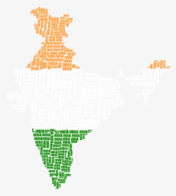 India Map Flag Png - India And Its Neighbouring Countries, Transparent Png, Transparent PNG