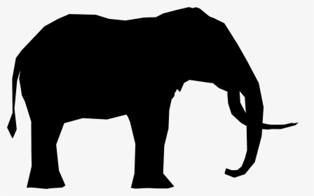 Indian Elephant Silhouette Stock Photography Image, HD Png Download, Transparent PNG