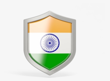 India Flag Icon Png - Indian Flag Shield Png, Transparent Png, Transparent PNG