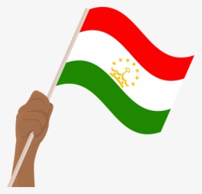 Flag, Iran, Tajikistan, Afghanistan, India, Kurds - Hand Flag In India Clipart, HD Png Download, Transparent PNG