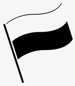 Transparent Polish Flag Clipart - Polish Flag Black And White, HD Png Download, Transparent PNG